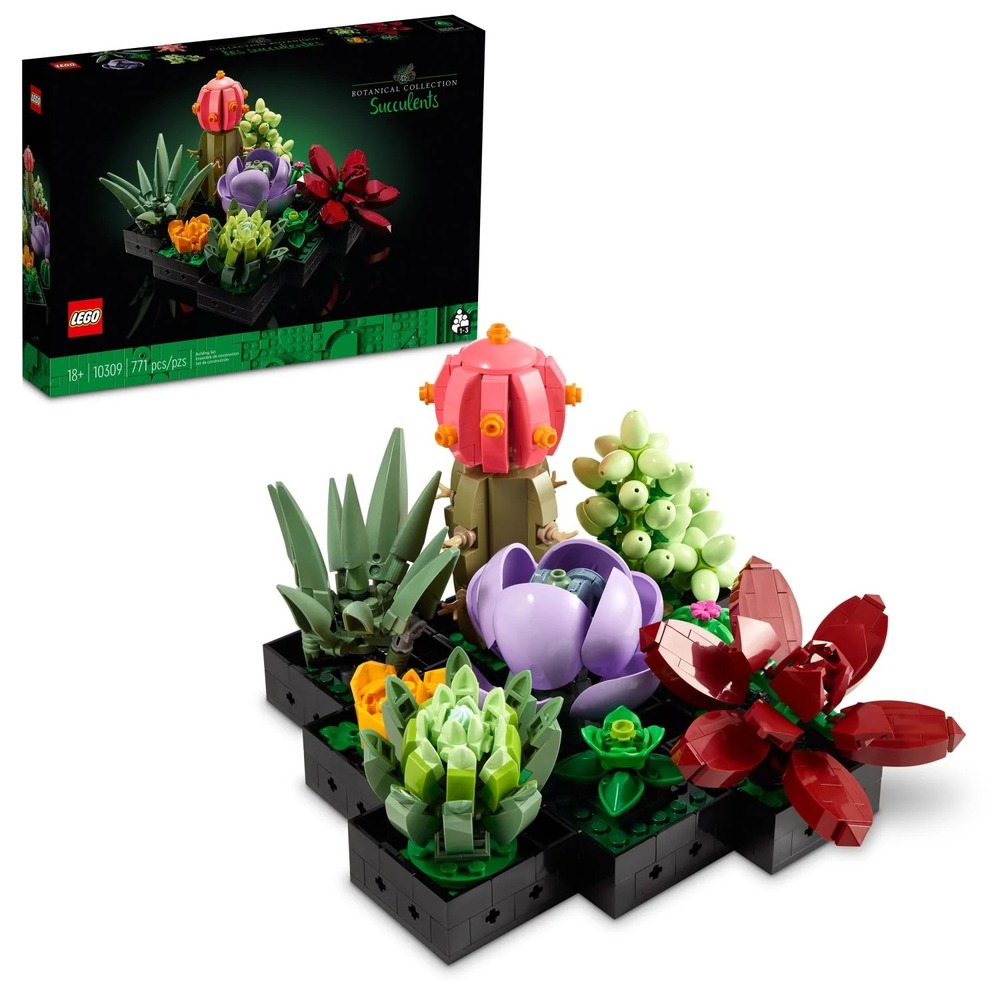 LEGO ICONS/SUCCULENTS/10309/ARTIFICIAL PLANTS/771 PCS/NEW/MINT BOX/MSLIS070226